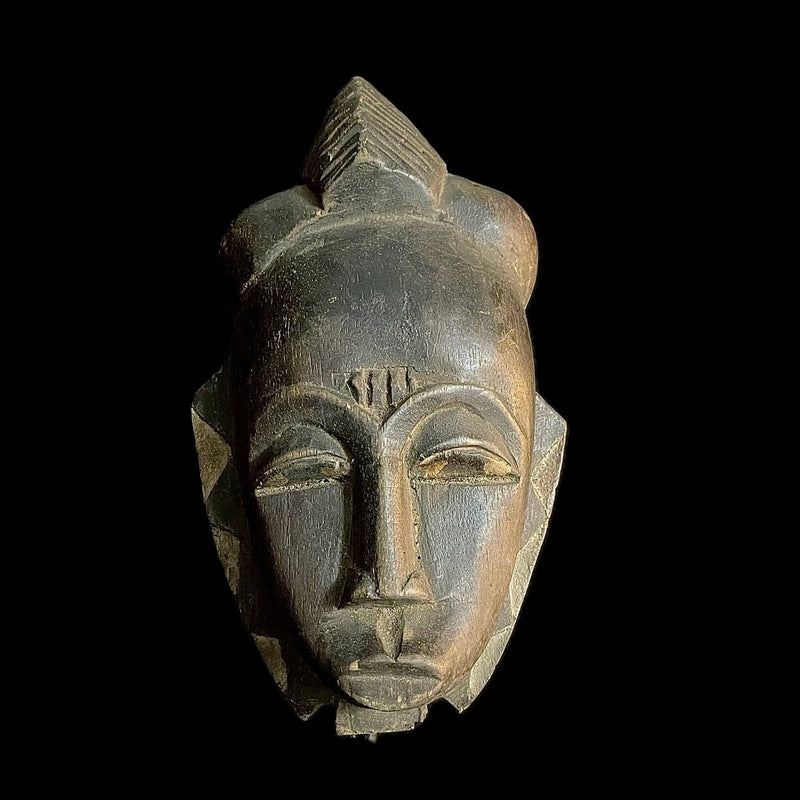 African mask African Masks Antiques Tribal Face Vintage Carved Wood Hanging Guro Masks-9125