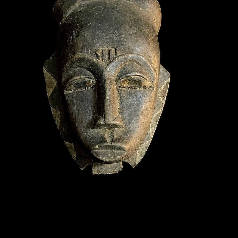 African mask African Masks Antiques Tribal Face Vintage Carved Wood Hanging Guro Masks-9125