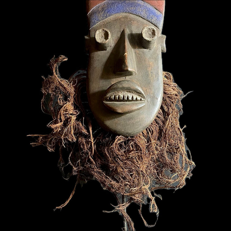 african masks wall Tribal Mask For African Wood Masks Hanging Art Igbo Mask-9301