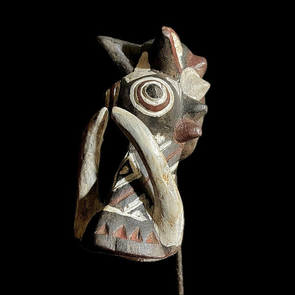 African mask African wood carving mask African tribal mask vintage BOBO Bwa Warthog Mask-9176