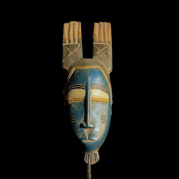 African mask African Baule Ndoma Tribal Face Mask -9189