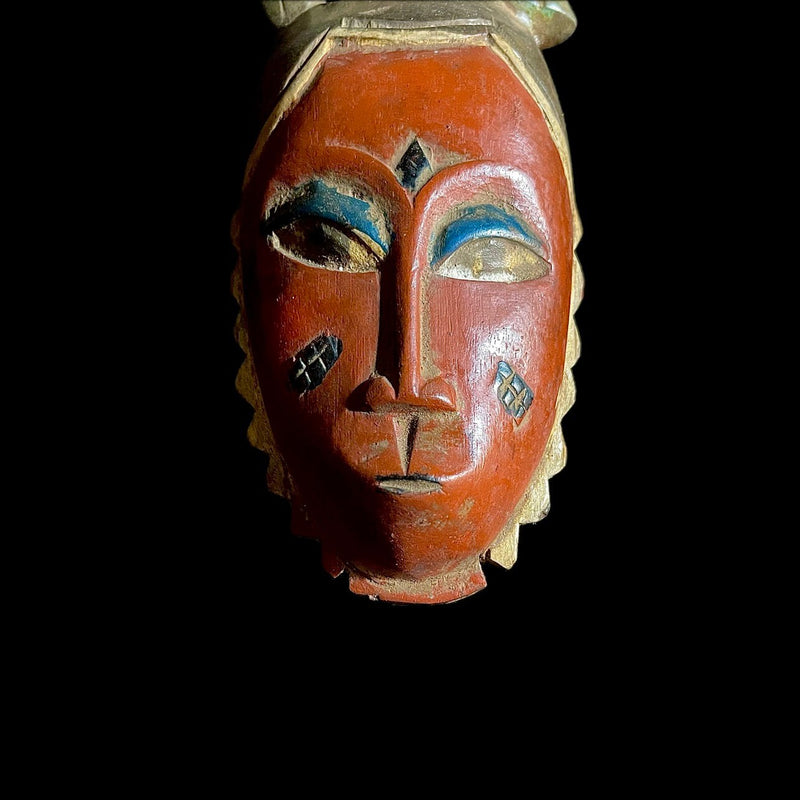 African mask Vintage Guro Baule-9215