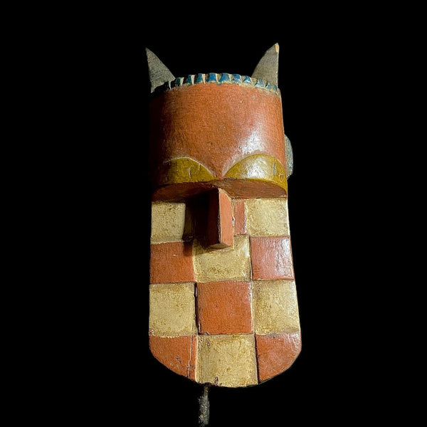 african mask African Tribal Face Mask Wood mask Face Mask African Art tome Baule-9224