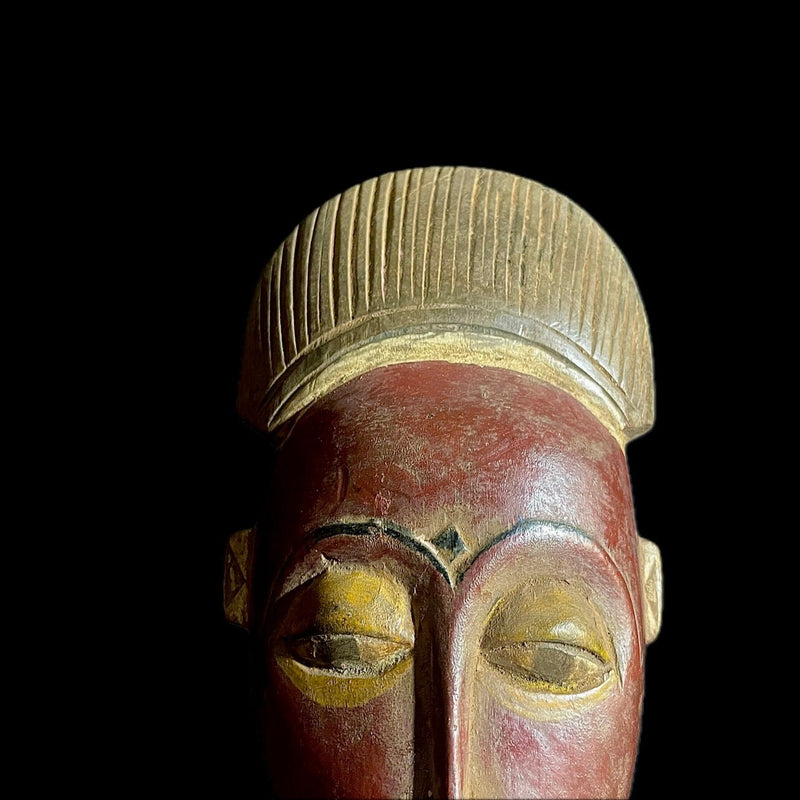 African mask African Tribal Face Mask Wood Handicraft GURO Of Solid Wood Hand Carving-9225