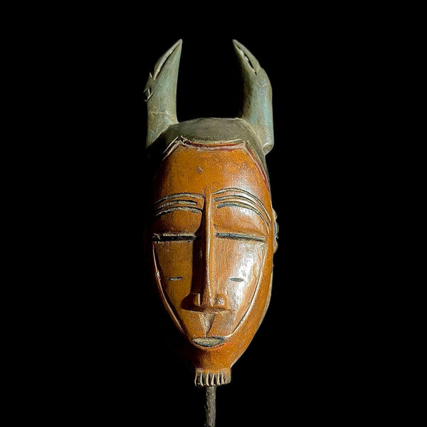 African mask African Tribal Face Mask Wood Original West African Guro Mask antique-9229