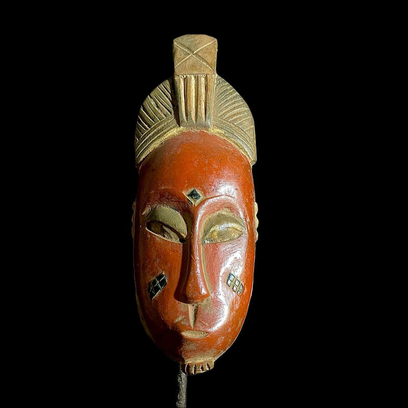 African mask African Tribal Face Mask Wood Hand Carved Wall Face Mask GURO MASK -9243