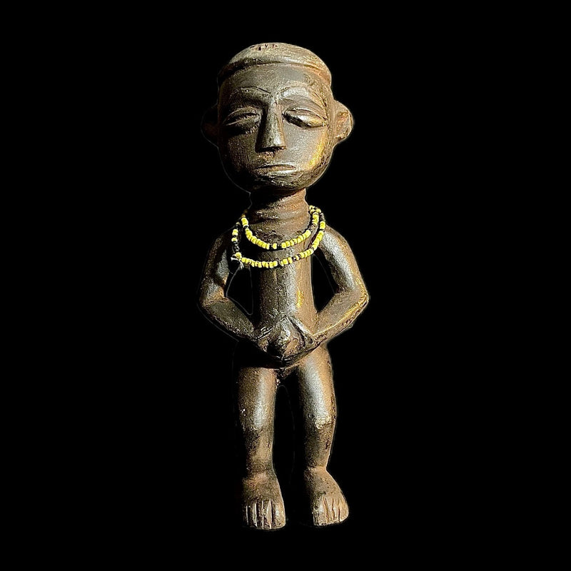 African sculpture Tribal Wooden Carved statue tribal wood Akuaba Ashanti-9368