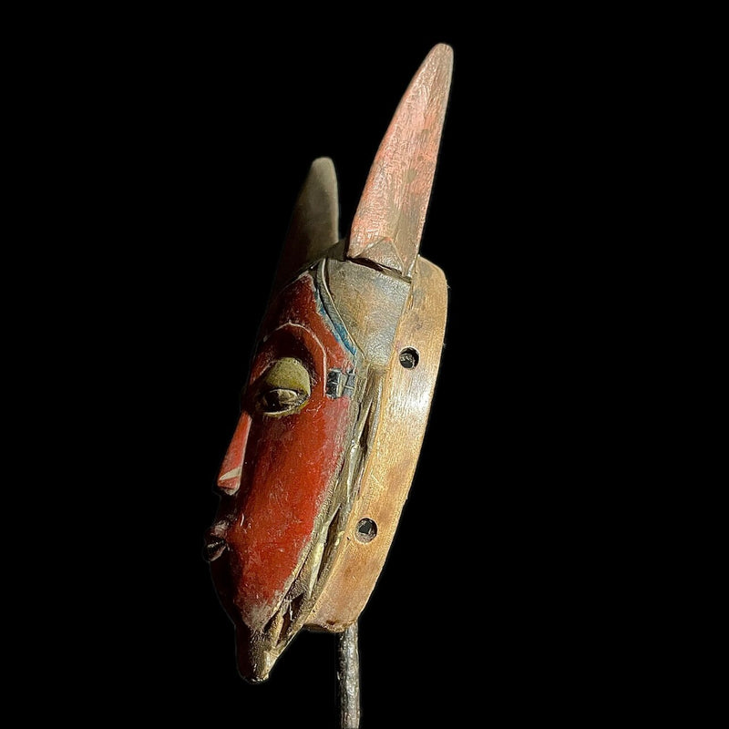 African mask Guro Carved Wood Hanging Masks-9265