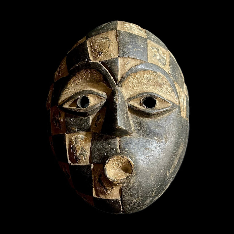 African Masks As Large African Masks Also Known As Hanging Lega Mask-9287
