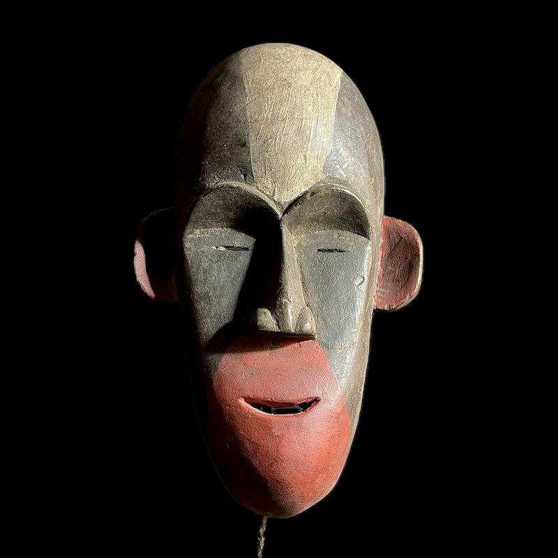 African Mask Collectible Hand Carved wood Wall Hanging Lega Mask masks for wall-9466