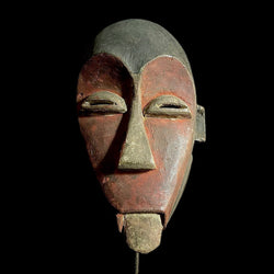 African Mask Collectible Hand Carved wood Vintage Wall Hanging Lega masks for wall-9449