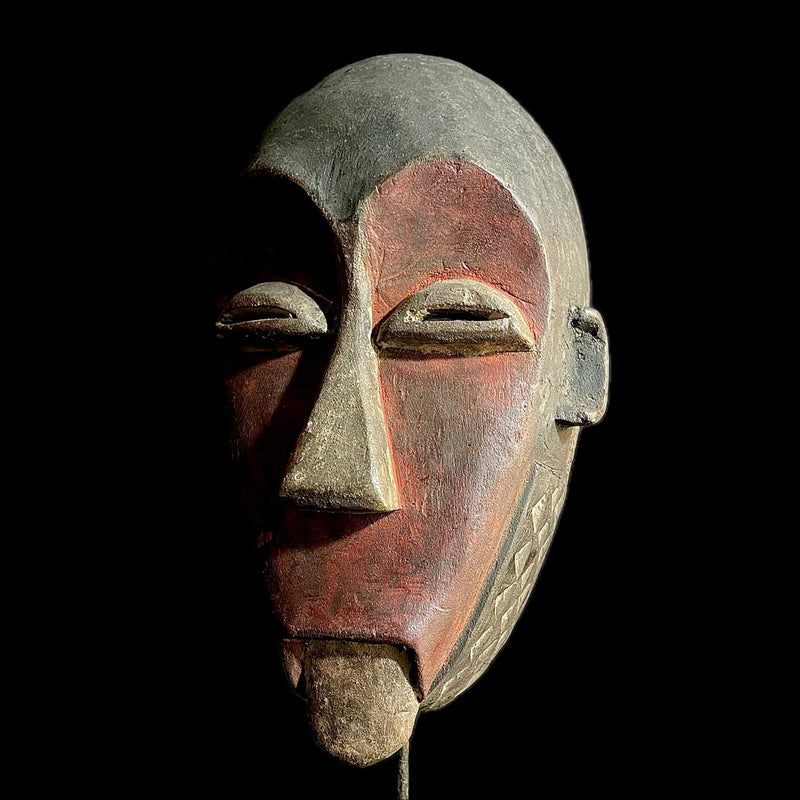 African Mask Collectible Hand Carved wood Vintage Wall Hanging Lega masks for wall-9449