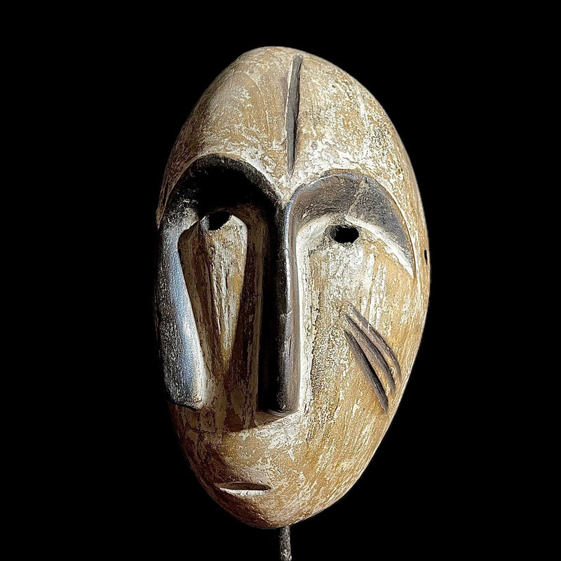 African mask antiques tribal art Face Vintage Wall Hanging Lega Mask-9296