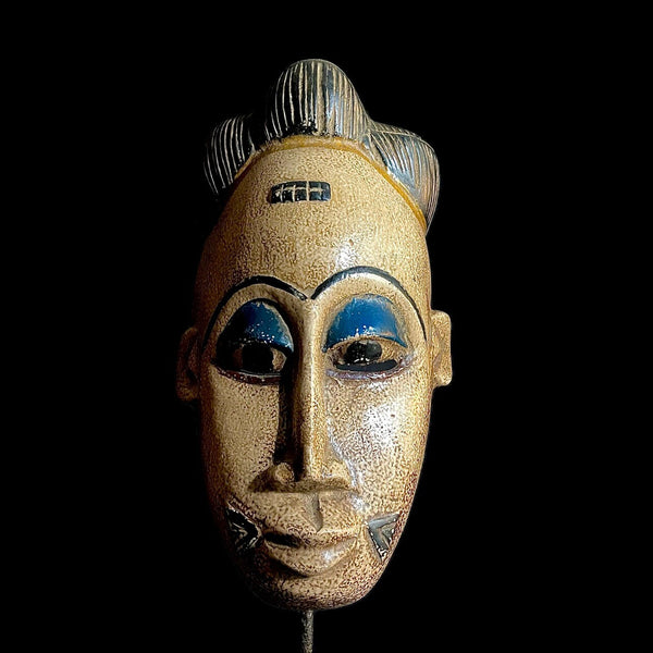African Mask African Tribal Face masks Wood Hand Carved Guro masks Côte d'Ivoire-9496