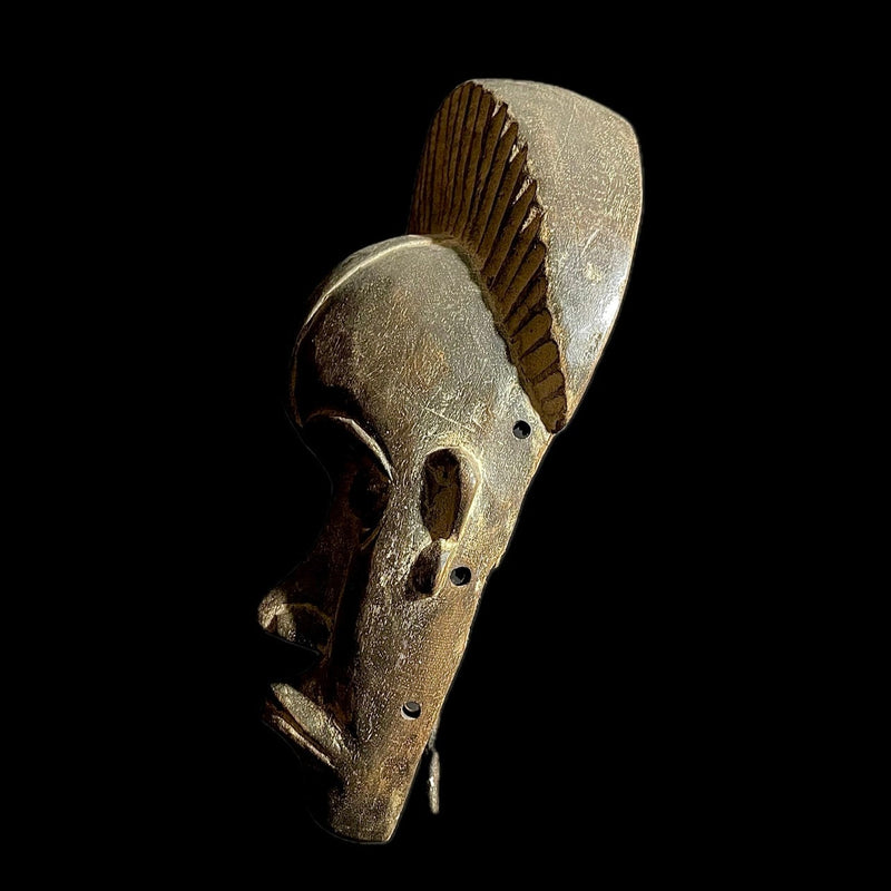 African Mask Igbo Ibo Peoples of Nigeria Ceremonial Hand carving wood Mask -9311