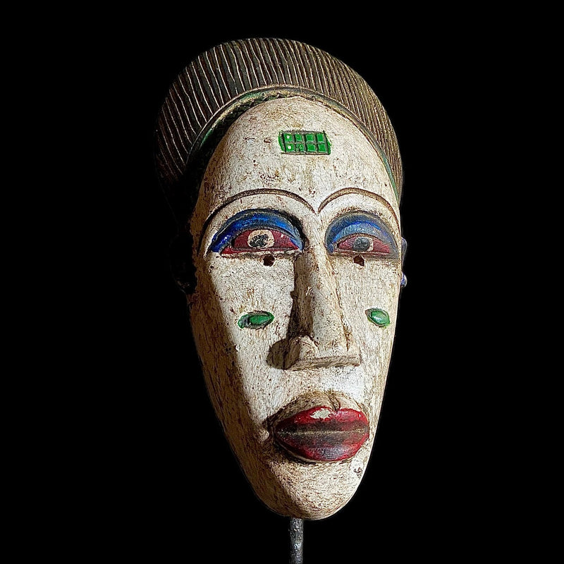 African masks tribal Face carved wood Guro masks Handmade Home Décor -9546