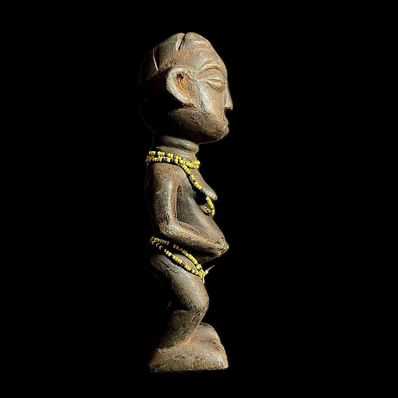 African wood Figure Home Décor statue tribal wood Bena Luluwa Figure-9360