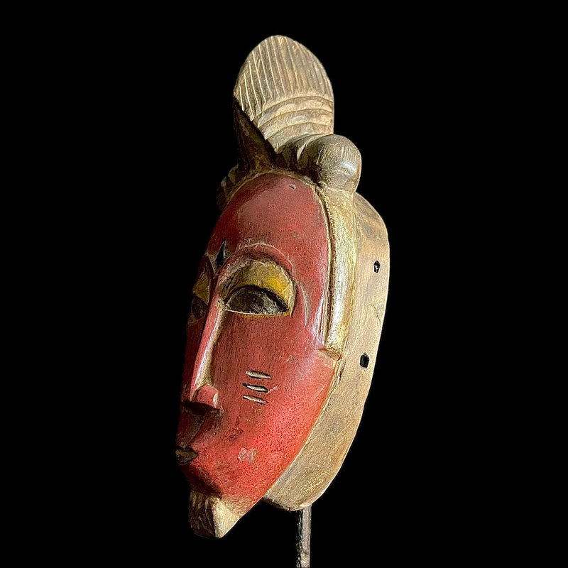 African Mask Wood Hand Carved Home Décor Wall Hanging guro style mask-9383