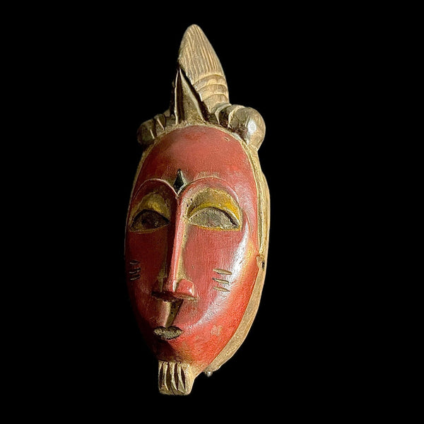 African Mask Wood Hand Carved Home Décor Wall Hanging guro style mask-9383