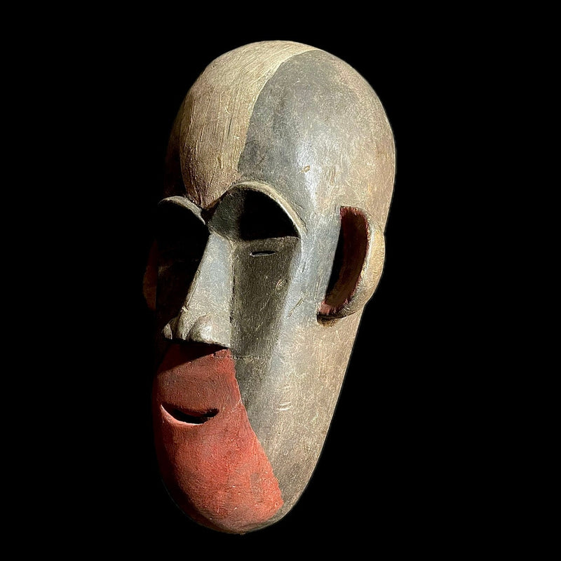 African Mask Collectible Hand Carved wood Wall Hanging Lega Mask masks for wall-9466