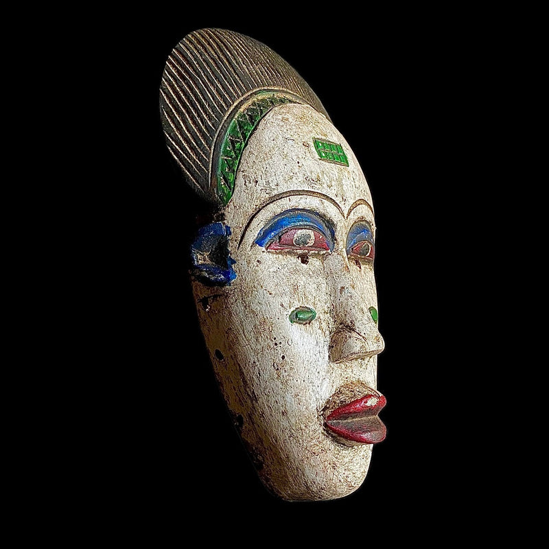 African masks tribal Face carved wood Guro masks Handmade Home Décor -9546