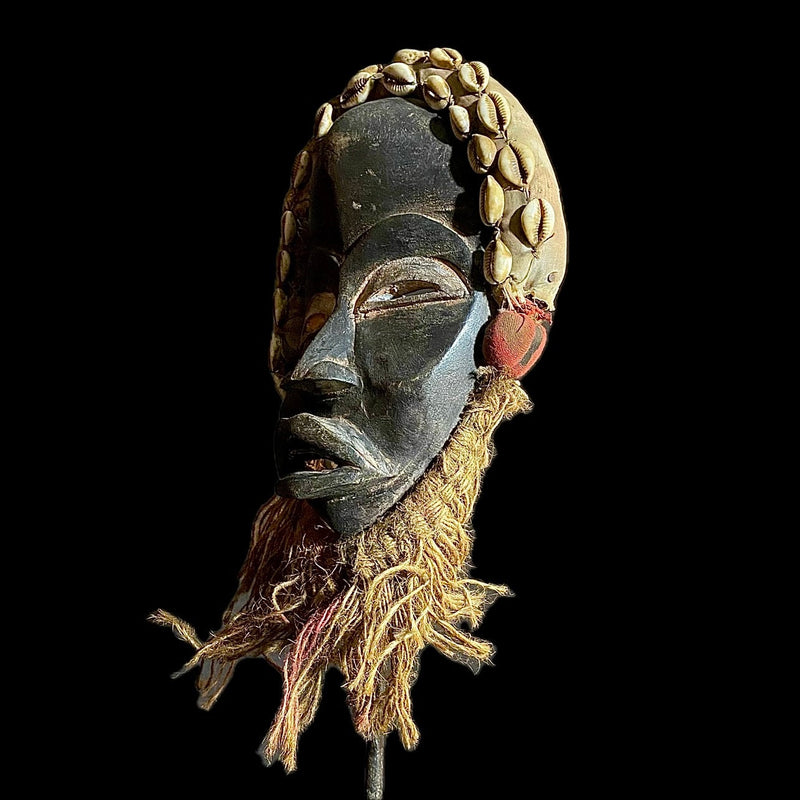 African Mask Wood Tribal Mask Vintage Hanging Mask Dan Tribe masks for wall-9627