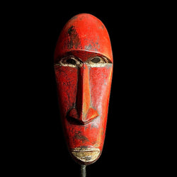 African Mask Wood tribal masks for wall Mask Vintage Hanging Mask Dan Tribe-9587