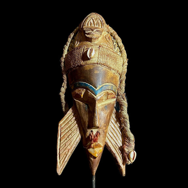 African Mask GHANA Mask-Wooden Handmade folk art -9859