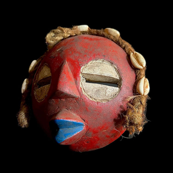 African Mask GHANA Mask-Wooden Handmade folk art-9919
