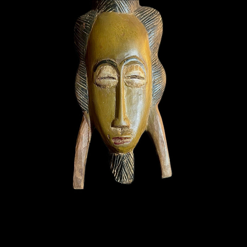 Vintage Hand Carved wall african mask Guro Mask-9976