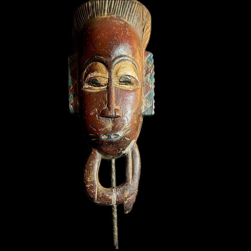 Vintage Hand Carved wall african mask Guro Mask-9978