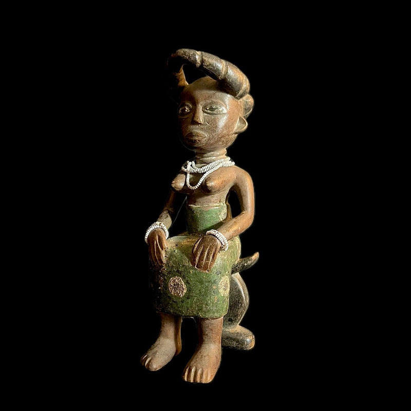 African statue Yoruba Shango Dance -9989