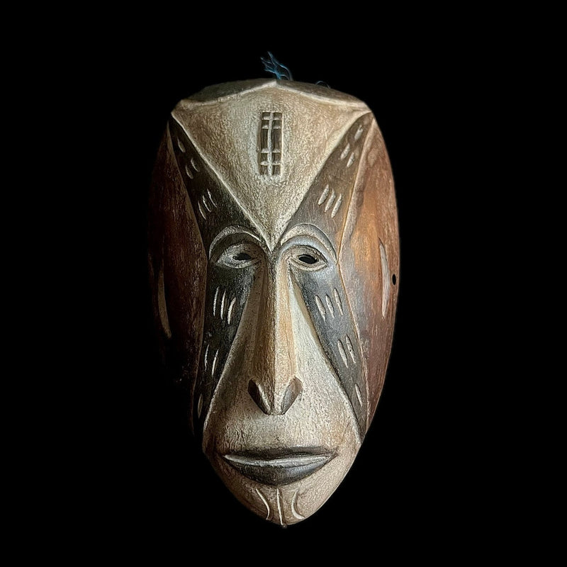 African Igbo Mask Gabon Wall Hanging Collectibles Home Decor -G1008