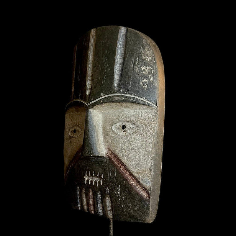 African mask Traditional Bwami Lega mask, -G1026