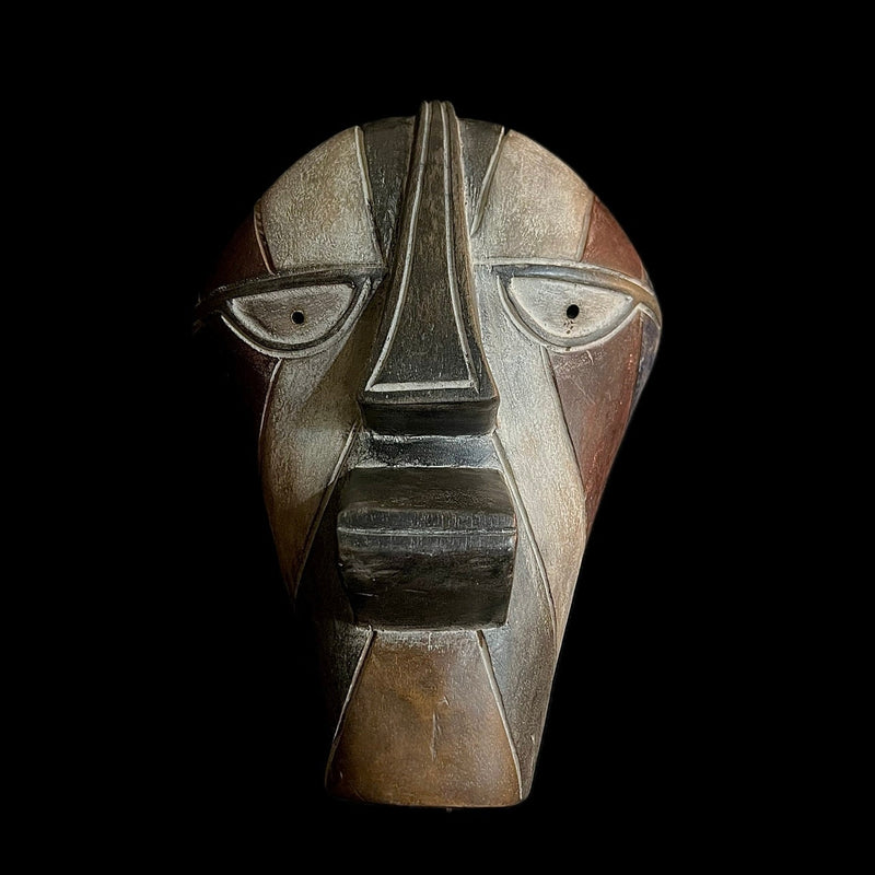 african mask Traditional Songye mask Côte d'Ivoire Carved Wooden Mask-G1018