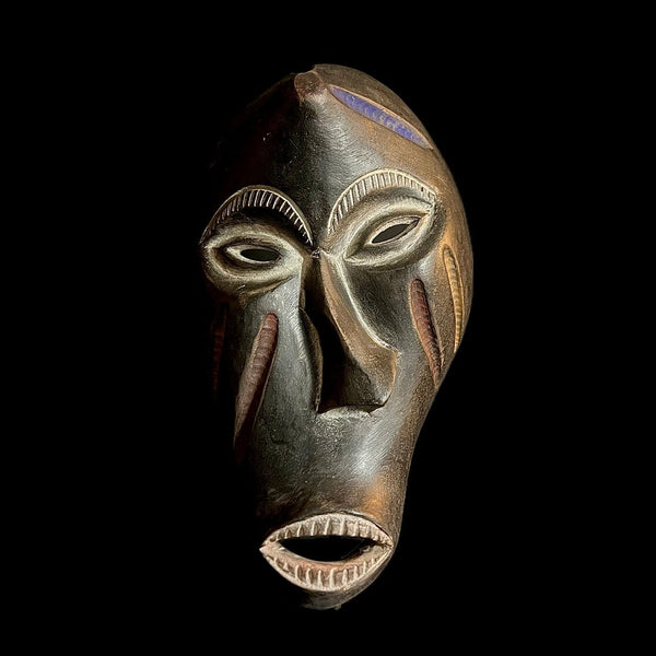 African mask  Igbo Wood Carved Maiden Spirit Mask-G1043