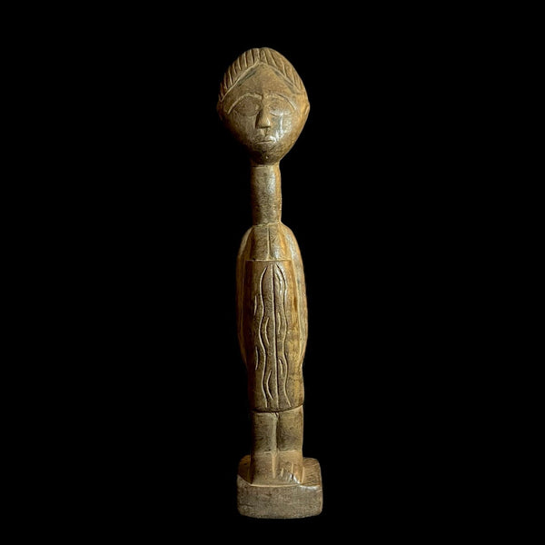 African wooden figures primitive decor Nkisi N’Kondi hand carved statue -G1059