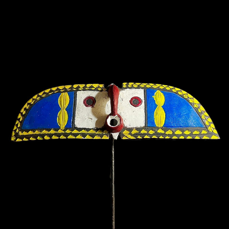 African Masks Bobo Bwa Hawk Mask Burkina Faso Wall Hanging -G1090