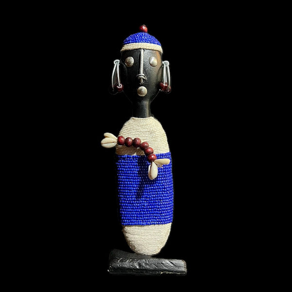 African Beaded Namji Doll Décor eye catching in Home Décor statue-G1124