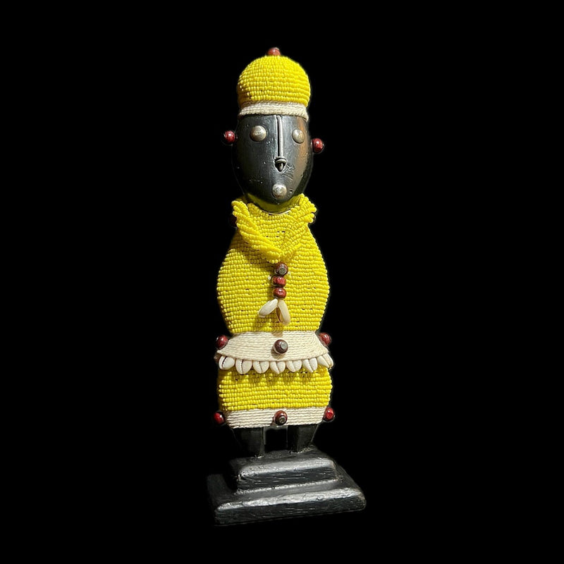 African Beaded Namji Doll Décor eye catching in Home Décor statue-G1131