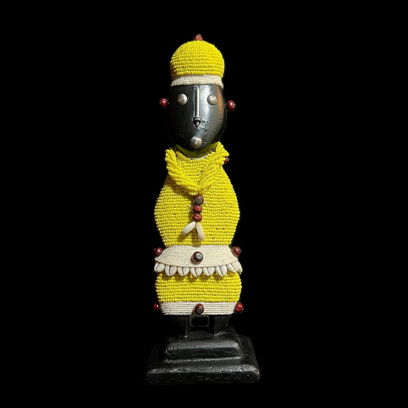 African Beaded Namji Doll Décor eye catching in Home Décor statue-G1131