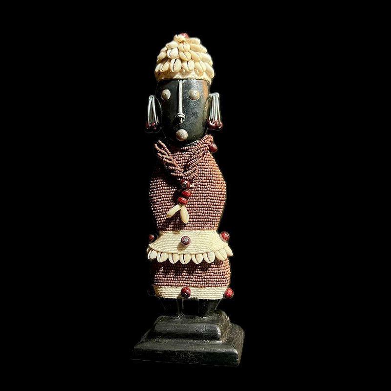 African Beaded Namji Doll Décor eye catching in Home Décor statue-G1133