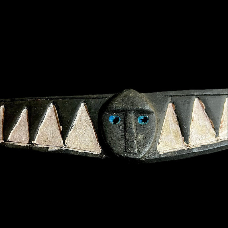 African Mask Face Bobo Wood Carved Buni Plank mask-9924
