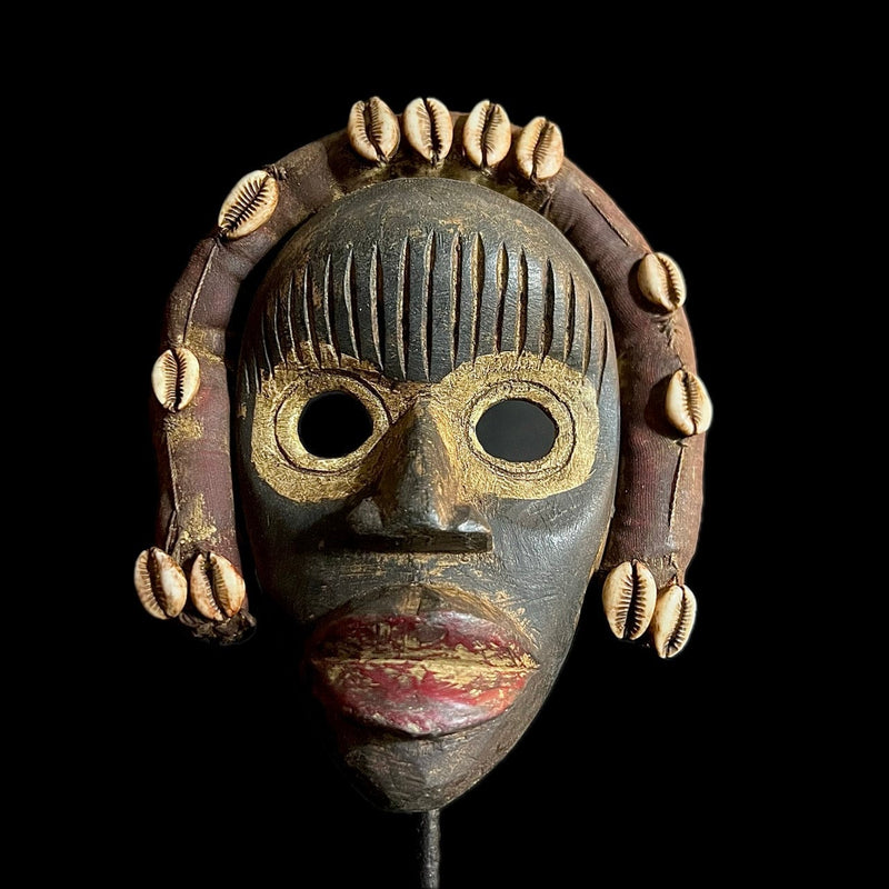 African Mask Vintage Home Décor one piece without stand Dan Mask-G1155