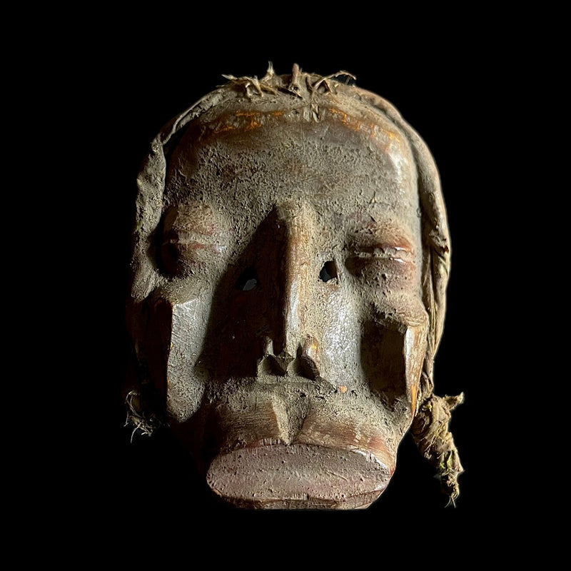 African Handmade Sese Wood dan mask African Mask Hand Carved DAN-G1158