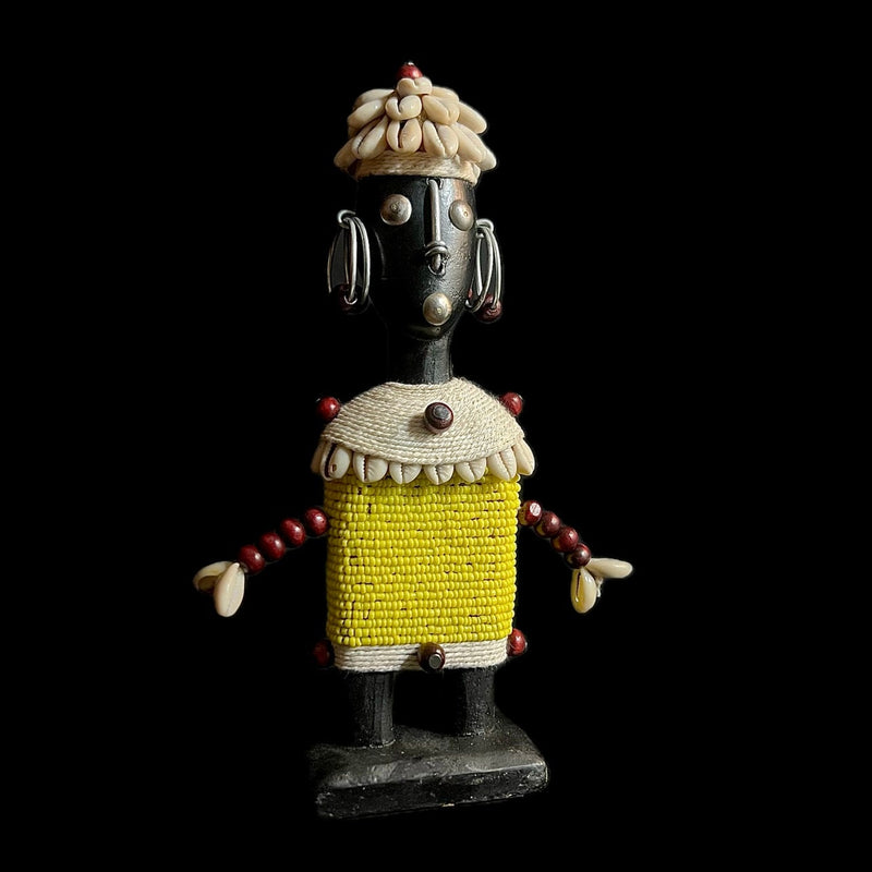 African Zulu Doll statue african statue wooden vintage Home Décor statue-G1164