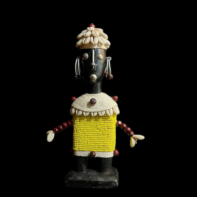 African Zulu Doll statue african statue wooden vintage Home Décor statue-G1164