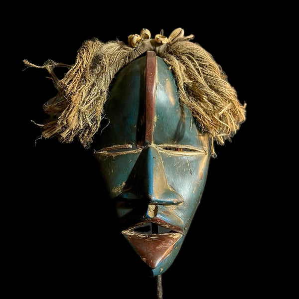 antique wall african mask Collectibles Home Decor Masque Dan-9953