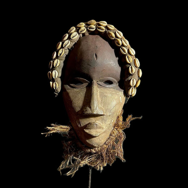 African Mask Wood Carving Tribal Mask Vintage Dan Kran Mask wood-G1176