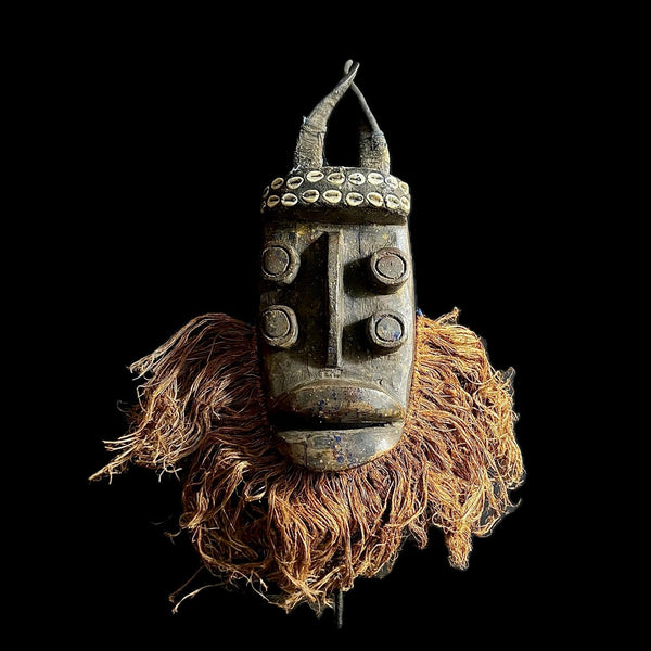 African grebo Mask -Wooden Tribal Mask Handmade folk art Antiques -G1196